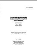 Cover page: An Activity-Based Microsimulation Model for Generating Synthetic Activity-Travel Patterns: Initial Results