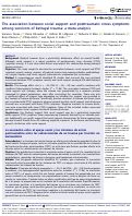 Cover page: The association between social support and posttraumatic stress symptoms among survivors of betrayal trauma: a meta-analysis