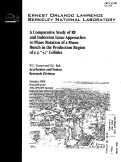 Cover page: A Comparative Study of RF and Induction Linac Approaches to Phase Rotation of a Muon Bunch in the Production Region of a µ+ -µ- Collider