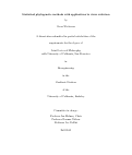 Cover page: Statistical phylogenetic methods with applications to virus evolution