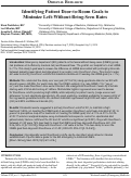 Cover page: Identifying Patient Door-to-Room Goals to Minimize Left-Without-Being-Seen Rates