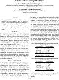 Cover page: A Model of Infant Learning of Word Stress