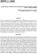 Cover page: Green Behavior of Middle Income Population in Bogota, Colombia:  A Study in the Locality of Fontibon