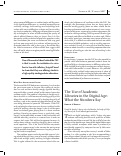 Cover page of The Use of Academic Libraries in the Digital Age: What the Numbers Say