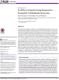 Cover page: An Effector Peptide Family Required for Drosophila Toll-Mediated Immunity