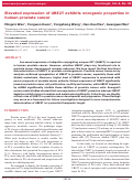 Cover page: Elevated expression of UBE2T exhibits oncogenic properties in human prostate cancer