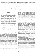 Cover page: The Influence of Prosody and Case Marking on Thematic Role Assignment inAmbiguous Action Scenes: Adults versus Children