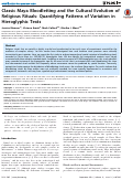 Cover page: Classic Maya Bloodletting and the Cultural Evolution of Religious Rituals: Quantifying Patterns of Variation in Hieroglyphic Texts