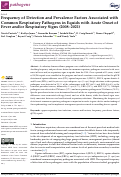 Cover page: Frequency of Detection and Prevalence Factors Associated with Common Respiratory Pathogens in Equids with Acute Onset of Fever and/or Respiratory Signs (2008–2021)