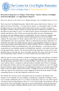 Cover page: Researchers Responses to Critiques of Our Study, "Charter Schools, Civil Rights and School Discipline: A Comprehensive Report."