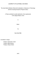 Cover page: The Avant-Garde Utilitarian: Musical Considerations of Advances in Technology and the Increasing Footprint of Popular Culture