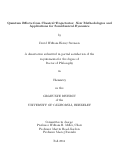 Cover page: Quantum Effects from Classical Trajectories: New Methodologies and Applications for Semiclassical Dynamics