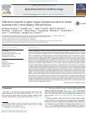 Cover page: Differential response of alpine steppe and alpine meadow to climate warming in the central Qinghai–Tibetan Plateau