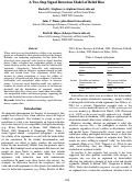 Cover page: A Two-Step Signal Detection Model of Belief Bias