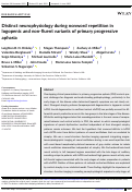 Cover page: Distinct neurophysiology during nonword repetition in logopenic and non‐fluent variants of primary progressive aphasia