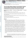 Cover page: The Association Between Negative Trauma‐Related Cognitions and Pain‐Related Functional Status Among Veterans With Posttraumatic Stress Disorder and Alcohol Use Disorder