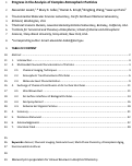 Cover page: Progress in the Analysis of Complex Atmospheric Particles