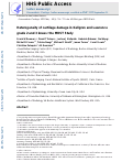 Cover page: Heterogeneity of cartilage damage in Kellgren and Lawrence grade 2 and 3 knees: the MOST study