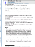 Cover page: Microbiota-Targeted Therapies: An Ecological Perspective