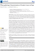 Cover page: Clinicopathologic Characterization of Prostatic Cancer in Dogs