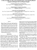 Cover page: Is There Any Difference Between the Spatial Response Code Elicited by Bilateral Symmetrical Biological and Non-Biological Stimuli?