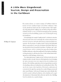 Cover page: A Little More Gingerbread:  Tourism, Design and Preservation in the Caribbean     [Transformation and Conservation in Historic Environments]