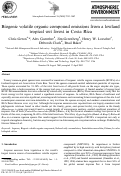 Cover page: Biogenic volatile organic compound emissions from a lowland tropical wet forest in Costa Rica