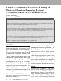 Cover page: Clinical Assessment of Residents: A Survey of Clinician Educators Regarding Resident Assessment Burden and Modifiable Factors.