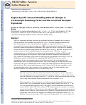 Cover page: Region-specific onset of handling-induced changes in corticotropin-releasing factor and glucocorticoid receptor expression.