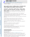 Cover page: Neurocognitive markers of childhood abuse in individuals with PTSD: Findings from the INTRuST Clinical Consortium