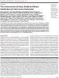 Cover page: The commonness of rarity: Global and future distribution of rarity across land plants