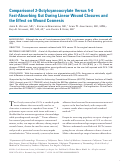 Cover page: Comparison of 2-Octylcyanoacrylate Versus 5-0 Fast-Absorbing Gut During Linear Wound Closures and the Effect on Wound Cosmesis.