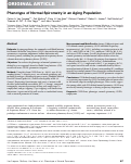 Cover page: Phenotype of Normal Spirometry in an Aging Population