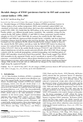 Cover page: Decadal changes of ENSO persistence barrier in SST and ocean heat content indices: 1958â��2001