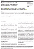 Cover page: Erythrodermic Psoriasis and Staph-Infective Endocarditis—A Conundrum in Succession