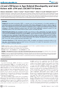 Cover page: C2 and CFB Genes in Age-Related Maculopathy and Joint Action with CFH and LOC387715 Genes