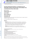 Cover page: Remotely Administered Resilience- and Wisdom-Focused Intervention to Reduce Perceived Stress and Loneliness: Pilot Controlled Clinical Trial in Older Adults.