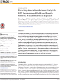 Cover page: Detecting Associations between Early-Life DDT Exposures and Childhood Growth Patterns: A Novel Statistical Approach