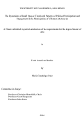 Cover page: The Dynamism of Small Spaces: Trends and Patterns of Political Participation and Engagement in the Municipality of Villamar, Michoacán