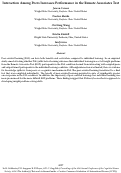 Cover page: Interaction Among Peers Increases Performance in the Remote Associates Test