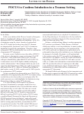 Cover page: POCUS to Confirm Intubation in a Trauma Setting