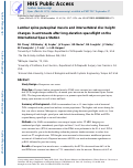 Cover page: Lumbar Spine Paraspinal Muscle and Intervertebral Disc Height Changes in Astronauts After Long-Duration Spaceflight on the International Space Station