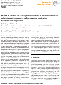 Cover page: SUPECA kinetics for scaling redox reactions in networks of mixed substrates and consumers and an example application to aerobic soil respiration