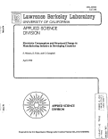 Cover page: Electricity Consumption and Structural Change in Manufacturing Industry in Developing Countries