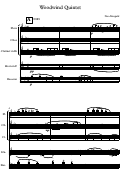 Cover page: Woodwind Quintet