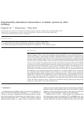 Cover page: Experimentally-determined characteristics of radiant systems for office buildings