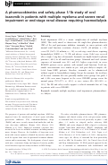 Cover page: A pharmacokinetics and safety phase 1/1b study of oral ixazomib in patients with multiple myeloma and severe renal impairment or end-stage renal disease requiring haemodialysis.