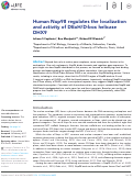 Cover page: Human Nup98 regulates the localization and activity of DExH/D-box helicase DHX9