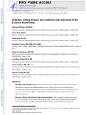 Cover page: Absolute Rates of Heart Failure, Coronary Heart Disease, and Stroke in Chronic Kidney Disease: An Analysis of 3 Community-Based Cohort Studies