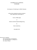 Cover page: Development of Technologies for RNG Utilization